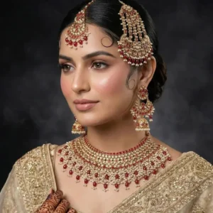 Eminent Wide Gilded Bridal Set